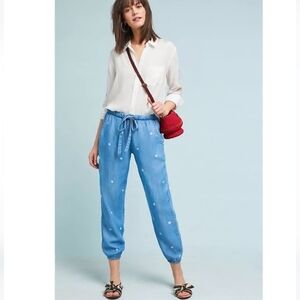 Cloth & Stone Women's Polk-a-Dot Drawstring Pants Size Medium